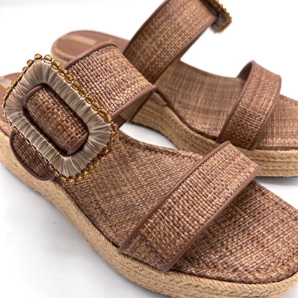 Sam Edelman Womens Chase Sz‎ 10 Woven Slip On Wedges Espadrilles Shoes NWOT - Picture 4 of 16